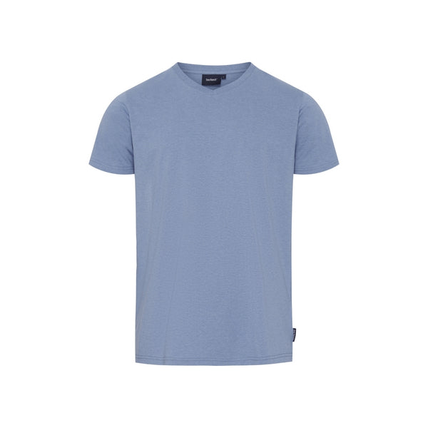 Sea Ranch Juan V-Neck Organic Cotton Tee Short Sleeve Tee 4201 Coastal Blue