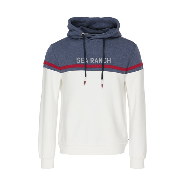 Sea Ranch Justin Colourblock Hoodie Sweats 4008 SR Navy/Pearl