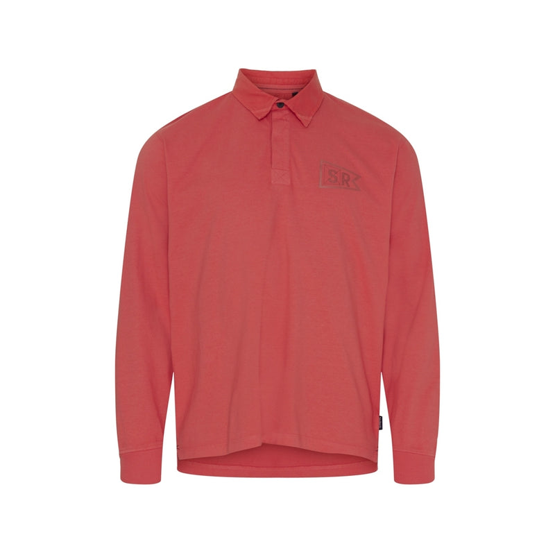 Sea Ranch Karl Rugby Long Sleeve Tee 3051 Sharon Red