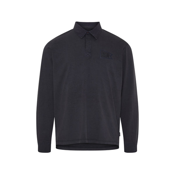 Sea Ranch Karl Rugby Long Sleeve Tee 4001 Dark Navy