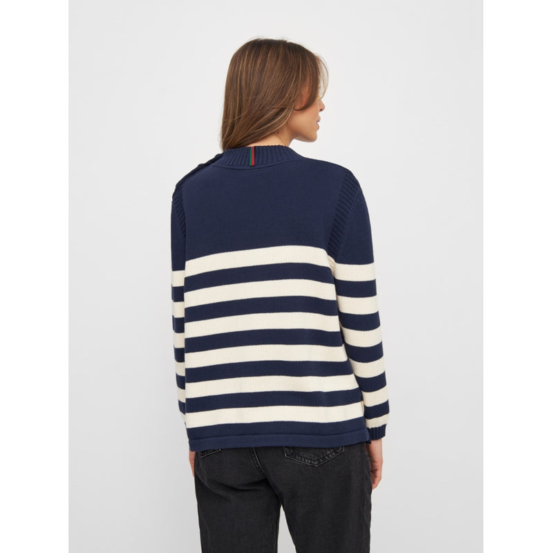 Redgreen Women Kathleen Knit Knit 169 Dark Navy Stripe