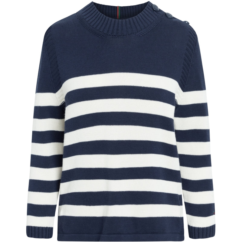 Redgreen Women Kathleen Knit Knit 169 Dark Navy Stripe
