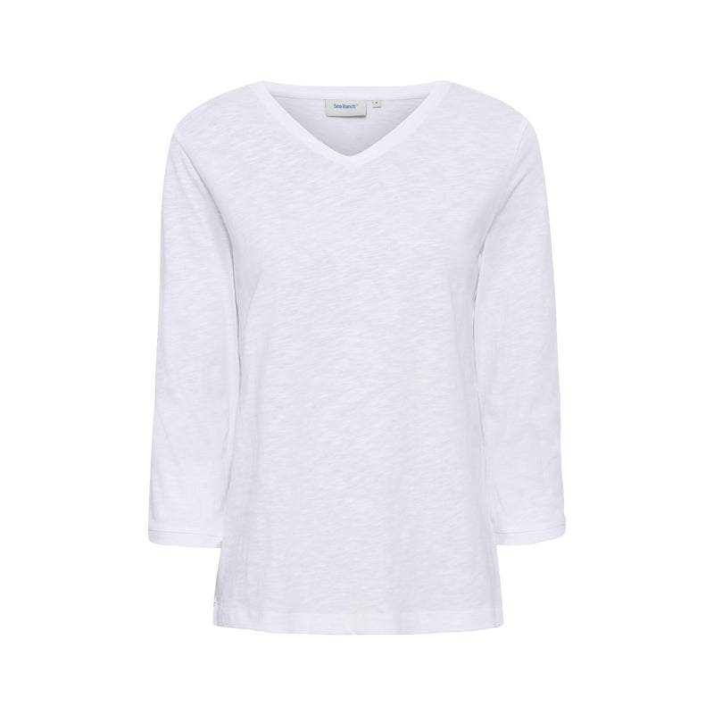 Sea Ranch Kaya 3/4 length Sleeve Tee Short Sleeve Tee 1000 White