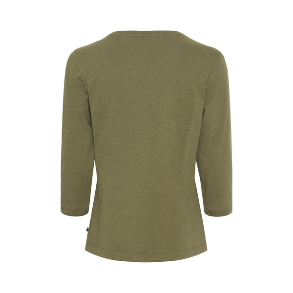 Sea Ranch Kaya 3/4 length Sleeve Tee Short Sleeve Tee 5020 Army Green