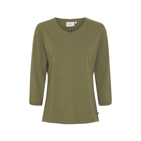 Sea Ranch Kaya 3/4 length Sleeve Tee Short Sleeve Tee 5020 Army Green