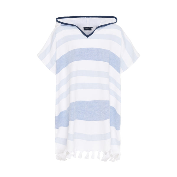 Sea Ranch Kids Bondi Beach Poncho Towels 4196 Federal Blue / White