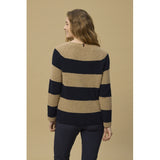 Redgreen Women Kimberly Knit Knit 124 Mid Sand Stripe