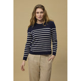 Redgreen Women Kirsty Knit Knit 169 Dark Navy Stripe