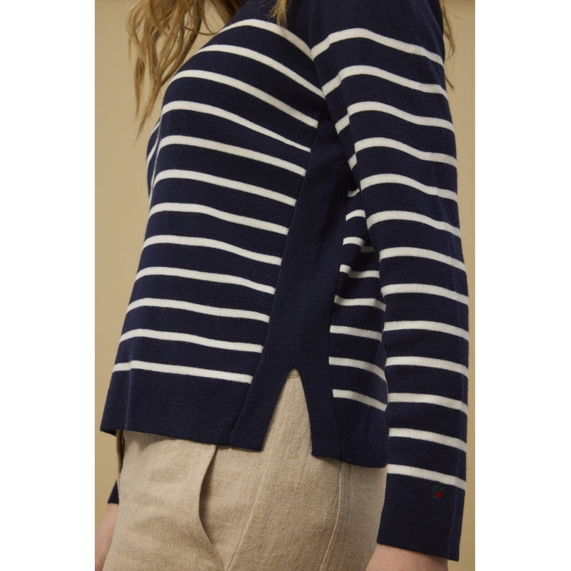 Redgreen Women Kirsty Knit Knit 169 Dark Navy Stripe