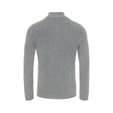 Sea Ranch Lance Knit Half Zip Knit 9029 Mid Grey