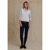 Redgreen Women Laurra Knit Vest Knit 020 Off White