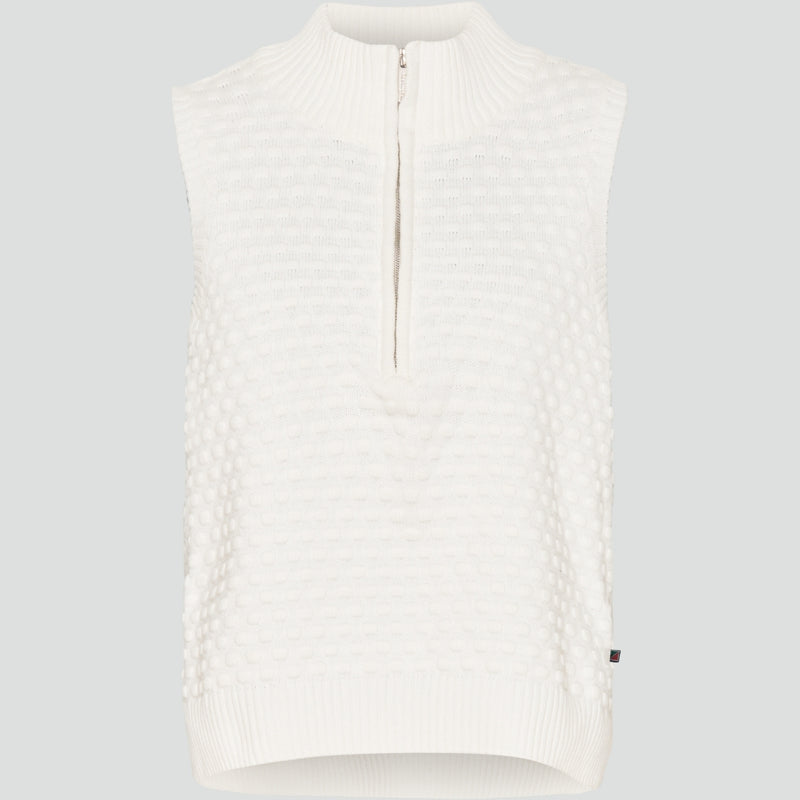 Redgreen Women Laurra Knit Vest Knit 020 Off White