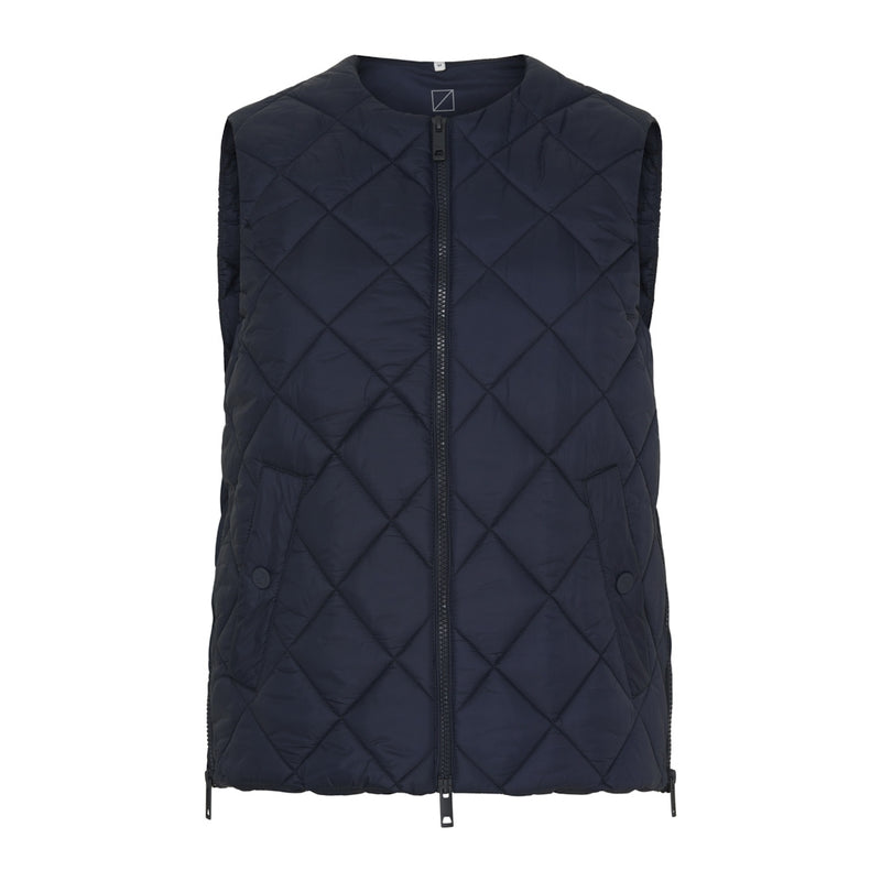 Redgreen Women Lena Vest Jackets and Coats 069 Dark Navy