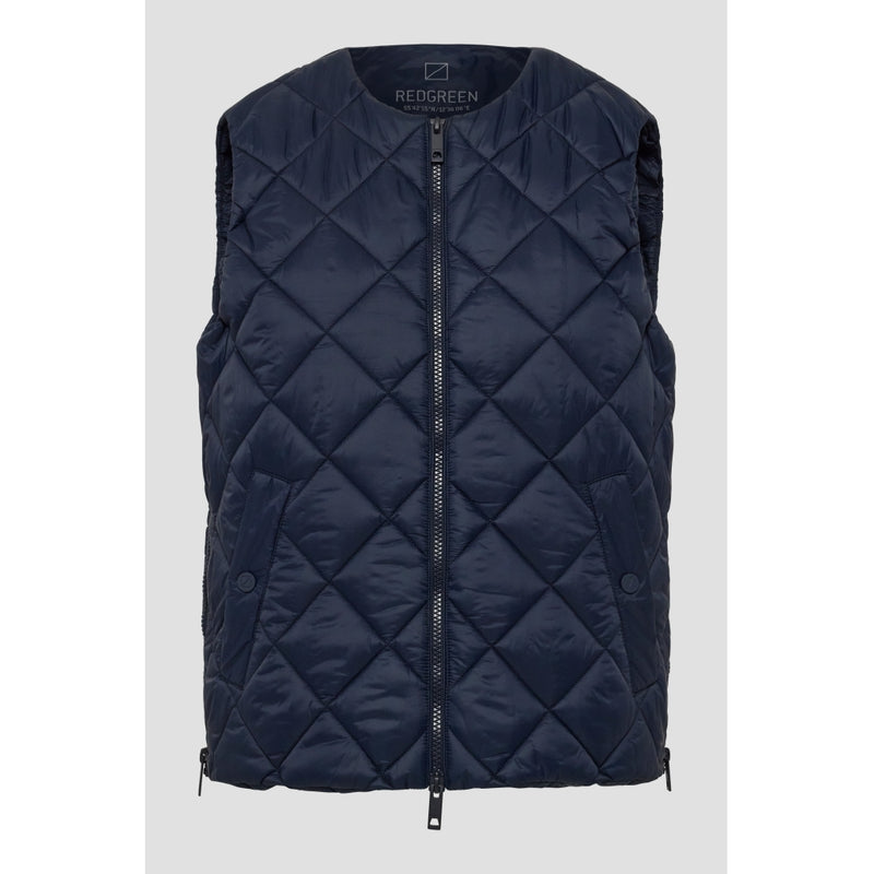 Redgreen Women Lena Vest Jackets and Coats 069 Dark Navy