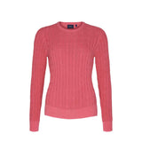 Sea Ranch Leonora Long Sleeve Knit Sweater Knit 3070 Carmine Rose