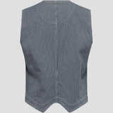 Redgreen Women Letty Vest Vest 166 Denim Stripe