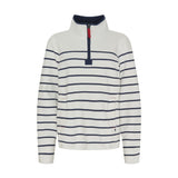 Sea Ranch Liddy Sweatshirt Sweats 1006 Pearl/SR Navy