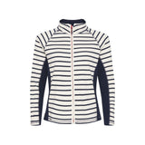 Sea Ranch Linn Full Zipper Long Sleeve Tee 1006 Pearl/SR Navy