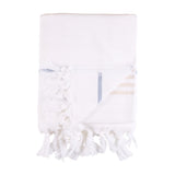 Sea Ranch Long Beach Towel Towels 1085 White/Oxford Tan