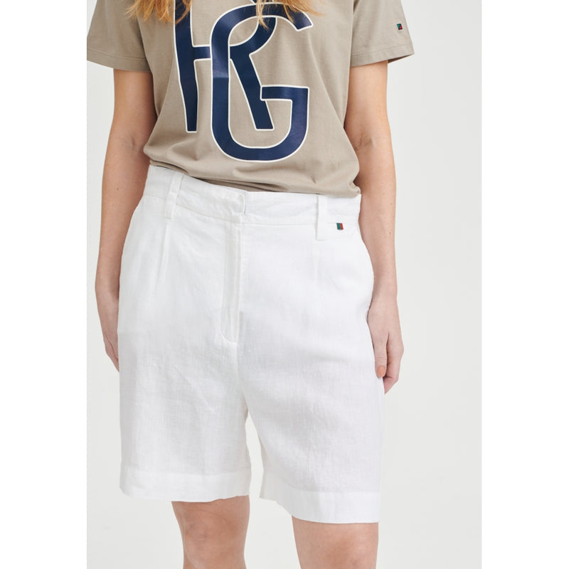 Redgreen Women Lotus Shorts Pants and Shorts 010 White