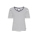 Sea Ranch Lou Tee Short Sleeve Tee 1006 Pearl/SR Navy