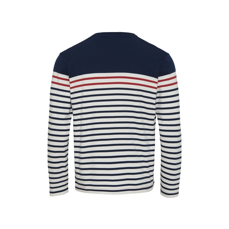 Sea Ranch Louie T-shirt Long Sleeve Tee 4023 SR Navy/SR Red/Pearl