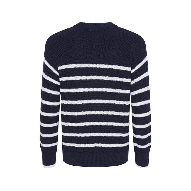 Sea Ranch Louise Half Zip Knit 4008 SR Navy/Pearl