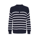 Sea Ranch Louise Half Zip Knit 4008 SR Navy/Pearl