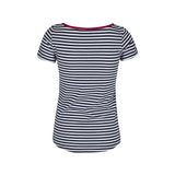 Sea Ranch Luella Striped Short Sleeve Tee Short Sleeve Tee 4008 SR Navy/Pearl