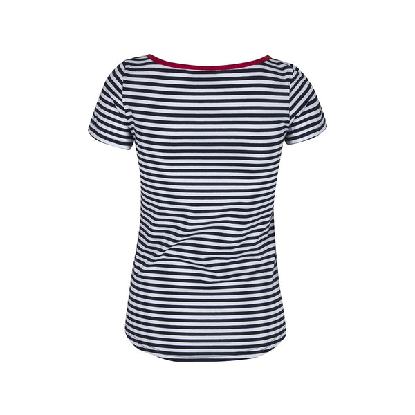Sea Ranch Luella Striped Short Sleeve Tee Short Sleeve Tee 4008 SR Navy/Pearl