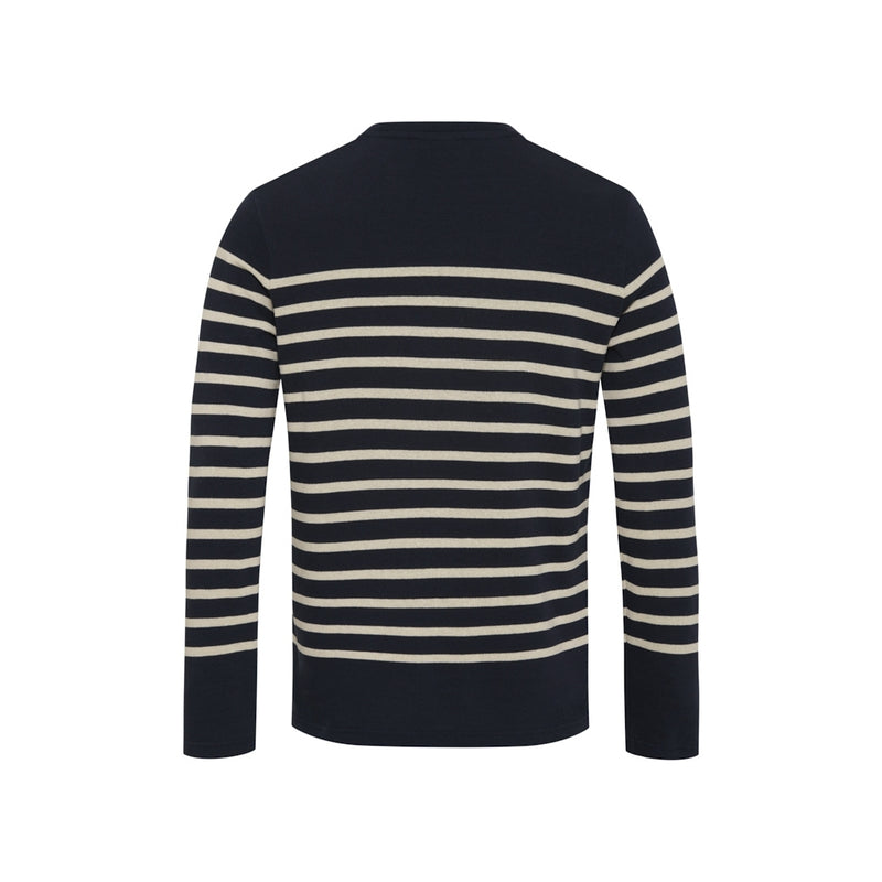 Sea Ranch Luka T-shirt Long Sleeve Tee 4017 SR Navy/Ecru