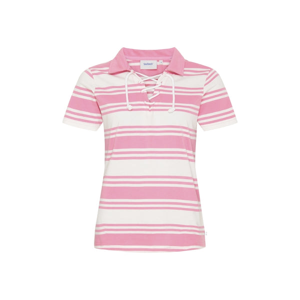 Sea Ranch Lynne Jersey Polo Polo 1007 Pearl/Rose