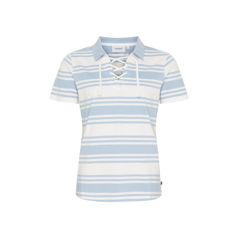 Sea Ranch Lynne Jersey Polo Polo 1101 Pearl / Powder Blue