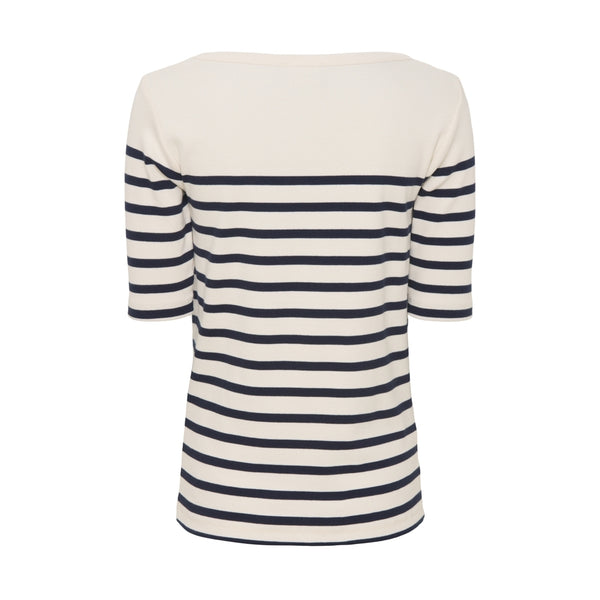 Sea Ranch Maj T-shirt Long Sleeve Tee 1006 Pearl/SR Navy