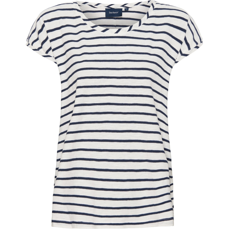 Sea Ranch Majse T-shirt Short Sleeve Tee 1001 Pearl