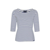 Sea Ranch Marina tee with UV protection Long Sleeve Tee 1118 White / Monaco Blue