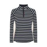 Sea Ranch Marisa Half Zip Long Sleeve Tee 4008 SR Navy/Pearl