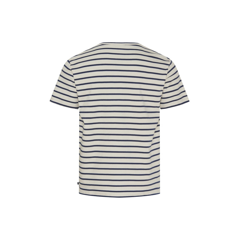 Sea Ranch Marstal Tee Short Sleeve Tee 1009 Ecru/SR Navy