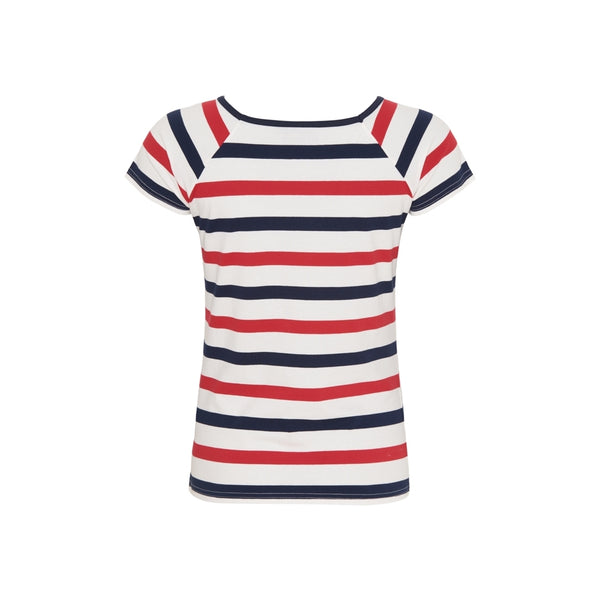 Sea Ranch Melanie Striped Short Sleeve Tee Short Sleeve Tee 1015 Pearl/SR Navy/SR Red