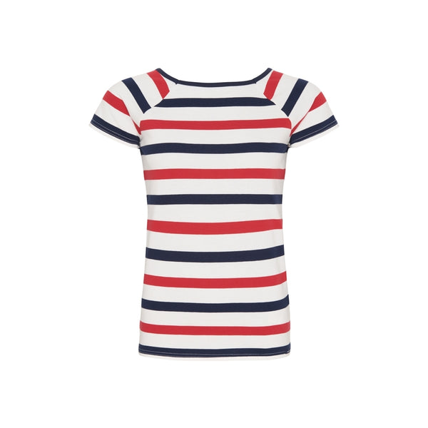 Sea Ranch Melanie Striped Short Sleeve Tee Short Sleeve Tee 1015 Pearl/SR Navy/SR Red