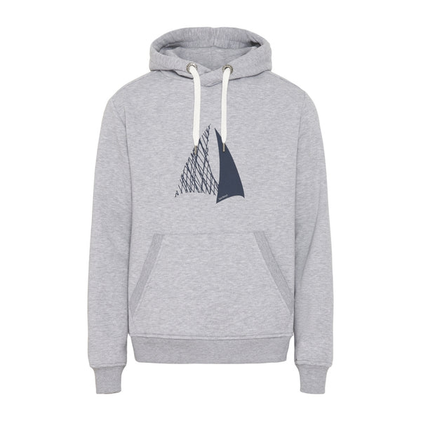 Sea Ranch Mik Hood Sweat Sweats 9014 Grey Melange