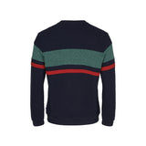 Sea Ranch Miki Retro Long Sleeve Sweater Sweats 4067 SR Navy/Ivy Green