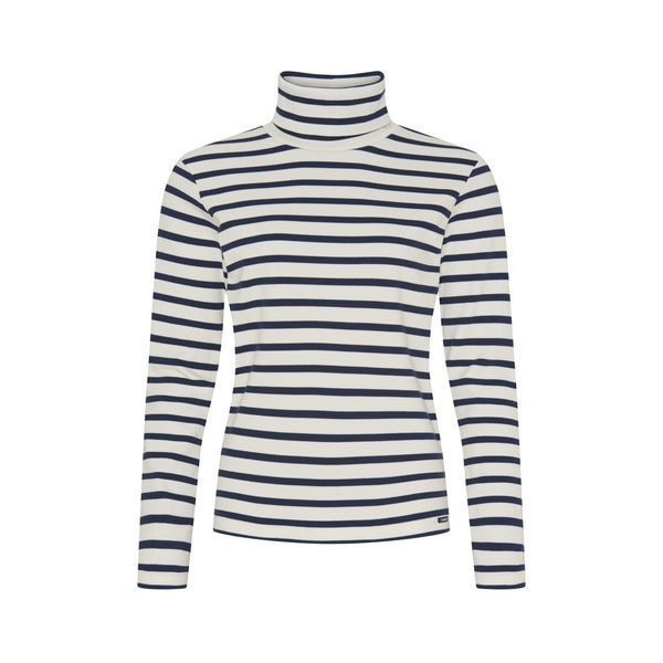 Sea Ranch Natasha Long Sleeve Tee 1006 Pearl/SR Navy