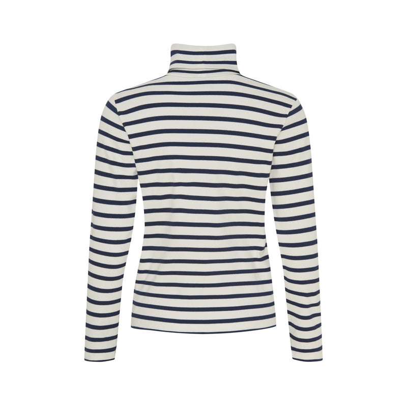 Sea Ranch Natasha Long Sleeve Tee 1006 Pearl/SR Navy