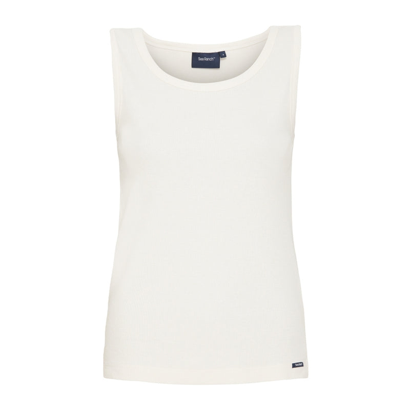 Sea Ranch Neel Tank Top Short Sleeve Tee 1001 Pearl