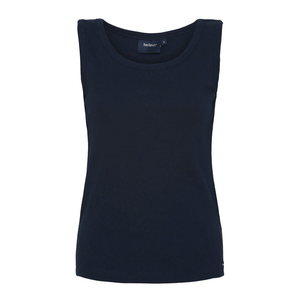 Sea Ranch Neel Tank Top Short Sleeve Tee 4000 SR Navy