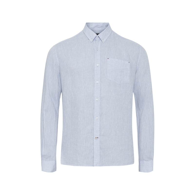 Sea Ranch Neil Linen Shirt with pocket Shirts 4032 Powder Blue