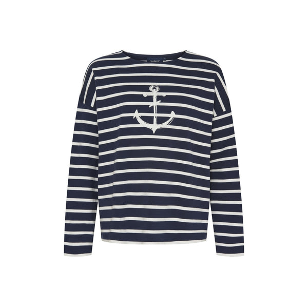 Sea Ranch Nessie Long Sleeve Tee 4008 SR Navy/Pearl