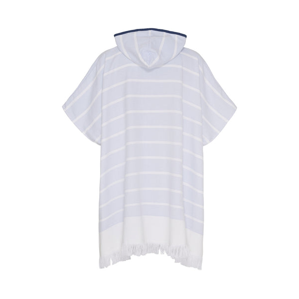 Sea Ranch Nissi Beach Poncho Towels 4166 Powder Blue / White
