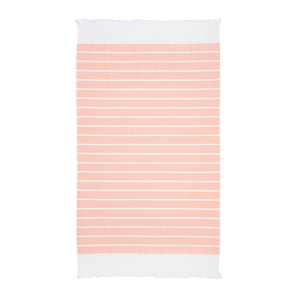 Sea Ranch Nissi Beach Towel Towels 2507 Bright Orange / White
